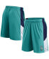 Фото #2 товара Men's Aqua Seattle Mariners Primary Logo Shorts