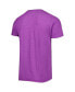 Фото #4 товара Men's Mike Conley Heathered Purple Utah Jazz Caricature Tri-Blend T-shirt