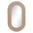 Wall mirror Natural Crystal MDF Wood 50 x 2,2 x 85 cm