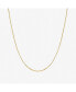 Silver Box Chain Necklace - Jo Gold