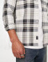 Only & Sons check shirt in beige