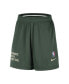 Men's and Women's Hunter Green Milwaukee Bucks Warm Up Performance Practice Shorts