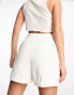 Фото #3 товара Morgan tailored short co-ord in white