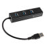 SilverStone SST-EP04 3-Port USB 3.0 Hub mit Gigabit Ethernet - schwarz - фото #2