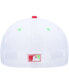 Men's White and Coral San Francisco Giants 50th Anniversary Strawberry Lolli 59FIFTY Fitted Hat White, Coral, 8 - фото #5