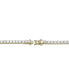 ფოტო #2 პროდუქტის Exquisite 4MM Cubic Zirconia Tennis Bracelet