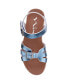 ფოტო #4 პროდუქტის Big Girls Lacey Season Fastening Strap Sandals