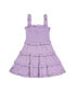 Фото #1 товара Big Girls Crinkle Knit Tiered Dress