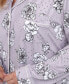 ფოტო #5 პროდუქტის Plus Size Long Sleeve Floral Pajama Set, 2-Piece