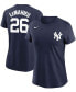 Фото #1 товара Women's DJ Lemahieu Navy New York Yankees Name Number T-shirt