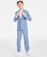 Фото #4 товара Big Boys Modern-Fit Stretch Sharkskin Suit Jacket