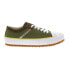 Diesel S-Principia Low Mens Green Canvas Lace Up Lifestyle Sneakers Shoes