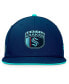 Фото #4 товара Men's Deep Sea Blue Seattle Kraken 2024 NHL Draft Snapback Hat