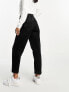 ASOS DESIGN Petite relaxed mom jeans in black