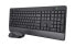 Фото #1 товара Trust Trezo - Full-size (100%) - RF Wireless - Membrane - QWERTY - Black - Mouse included