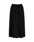 Women's TENCEL Fiber Tie Waist Midi Skirt