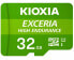 Фото #1 товара Kioxia Exceria High Endurance - 32 GB - MicroSDHC - Class 10 - UHS-I - 100 MB/s - 30 MB/s