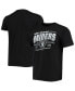 Фото #1 товара Men's Black Las Vegas Raiders Throwback T-shirt