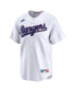 Фото #3 товара Men's White Texas Rangers Cooperstown Collection Limited Jersey