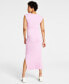 Фото #2 товара Women's Ruched Midi Dress, Created for Macy's