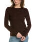 Фото #1 товара Vince Plaid Jacquard Wool-Blend Top Women's