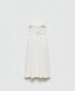 ფოტო #4 პროდუქტის Women's Belted Square Neckline Dress