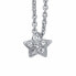 Колье CRYSTalp Crystal Starburst 32115 R. clear, silver - фото #1