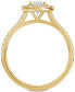 ფოტო #4 პროდუქტის Diamond Oval Halo Engagement Ring (1 ct. t.w.) in 14k Gold