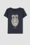 Фото #7 товара Футболка Defacto Owl Patterned Tee