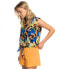 Фото #3 товара ROXY Tropical View short sleeve v neck T-shirt