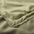 Фото #4 товара Комплект постельного белья King Heavyweight Linen Blend Comforter Sham Moss Green - Casaluna