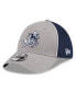 Фото #1 товара Men's Silver, Navy Dallas Cowboys Pipe Retro Joe 39THIRTY Flex Hat