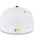 Фото #2 товара Men's White Toronto Blue Jays Neon Eye 59FIFTY Fitted Hat