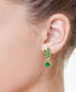 ფოტო #13 პროდუქტის Brasilica by EFFY® Emerald (5-1/4 ct. t.w.) and Diamond (1-1/4 ct. t.w.) Teardrop Earrings in 14k Gold or 14k White Gold, Created for Macy's