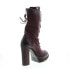 Фото #8 товара A.S.98 Vivienne A53205-302 Womens Burgundy Leather Casual Dress Boots