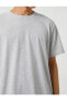 3sam10071hk Gri 027 Erkek Polyester Jersey T-shirt