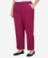 ფოტო #3 პროდუქტის Plus Size Wine Country Soft Microfiber Side Seam Pocket Short Length Pant