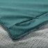 Фото #5 товара Full/Queen Textured Chambray Cotton Duvet Cover & Sham Set Dark Teal Blue -