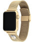 ფოტო #3 პროდუქტის Gold-Tone Stainless Steel Mesh Bracelet for 38, 40, 41mm Apple Watch