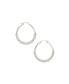 Calla Hoops Silver Small