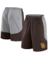 Фото #1 товара Men's Brown/Gray San Diego Padres Go Hard Shorts