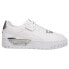 Фото #1 товара Puma Cali Dream Metal Lace Up Womens White Sneakers Casual Shoes 384853-02