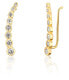 Фото #1 товара Серьги JwL Luxury Pearls Sparkling Crystals Gold-Plated
