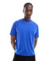 ASOS DESIGN essential relaxed boxy t-shirt in blue