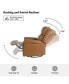 Фото #5 товара Chapas Transitional Wooden Upholstered Recliner with Metal Base