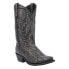 Фото #2 товара Laredo Garrett Distressed Snip Toe Cowboy Mens Black Dress Boots 68407