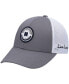 ფოტო #4 პროდუქტის Men's Gray, White Nevada Wolf Pack Motto Trucker Snapback Hat