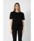 Фото #3 товара Women's Textured Puff Sleeve Top