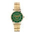 Фото #1 товара Versace Damen Armbanduhr V-Essential gold, grün 36 mm VEK400921