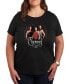 ფოტო #1 პროდუქტის Trendy Plus Size The WB Charmed Graphic T-shirt